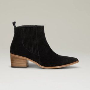 M. Gemi Natura Black Suede Boots NWT Size 37